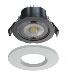 Arc-LED 5W/7W CCT 2700K-6500K Fire Rated Adjustable IP65 LED Downlight (White) Arc-LED 5W/7W CCT 2700K-6500K Fire Rated Adjustable IP65 LED Downlight (White)