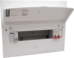 NAVITAS Consumer Unit - 10 useable Ways c/w SPD & Over Current Protection NAVITAS Consumer Unit - 10 useable Ways c/w SPD & Over Current Protection